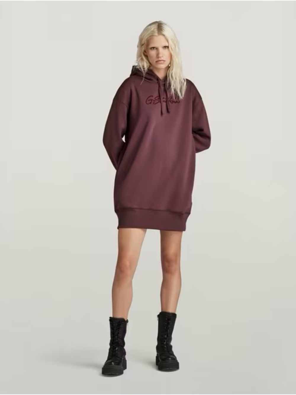 G-Star Flock long sleeve short dress